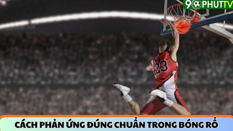 Cách phản ứng đúng chuẩn trong thi đấu bóng rổ